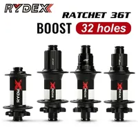 RYDEX k7 cube 32 holes mtb bicycle hub ratchet 36t MTB rear Bike hub 12x148 rear boost hub hg xd micro spline 6 bolt For Shimano