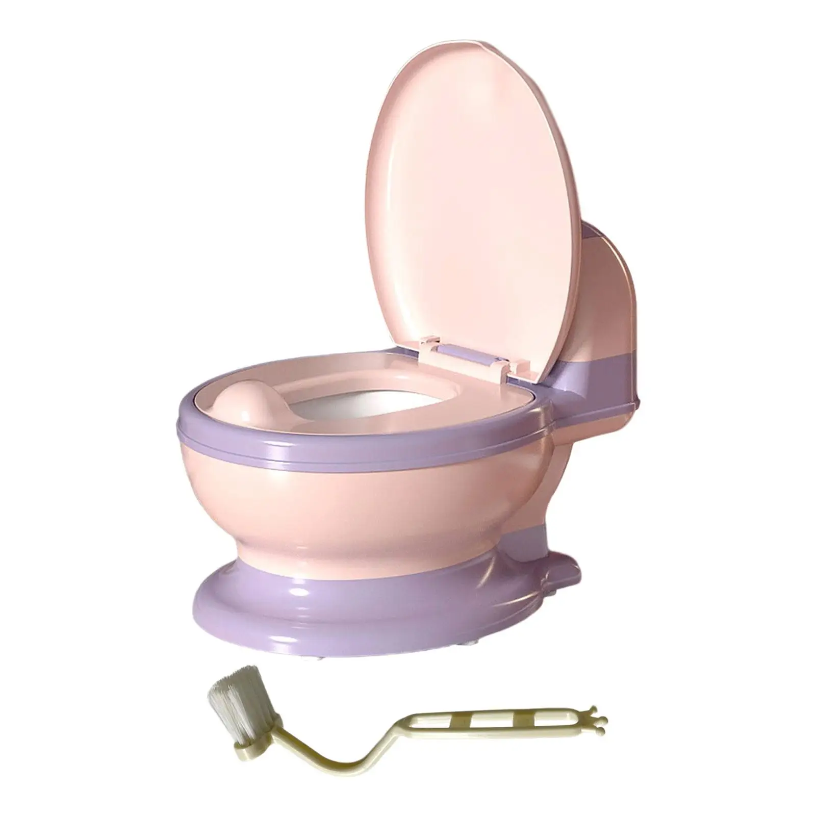 Realistic Baby Potty Toilet Training for Toddler Boys Girls with Removable Potty Pot Raised Front Guard Easy Clean Kids Toilet