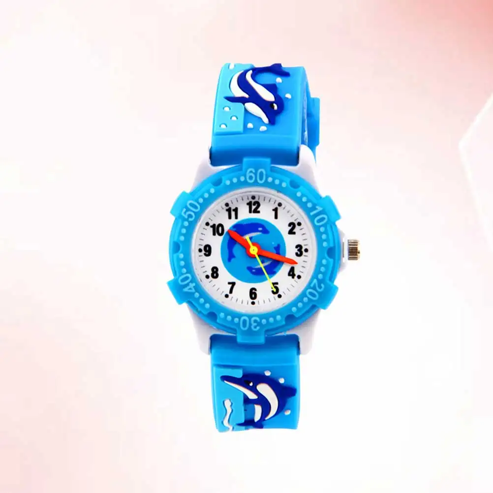 1PCS Kids Watch Children Boys Girls 3D Electric Wrist Decoration Soft Birthday Gift Cartoon for Children