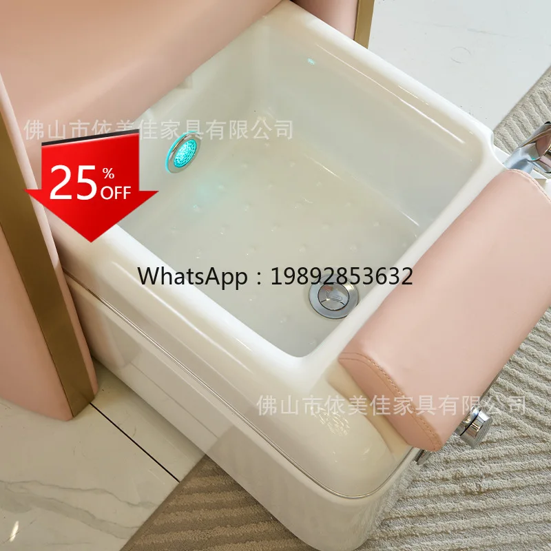 

YFY Nail Sofa Foot Bath Sofa Chair Single Reclining Sitting Sleeping Electric Eyebrow Tattoo Eyelash Beauty Foot Recliner Chair