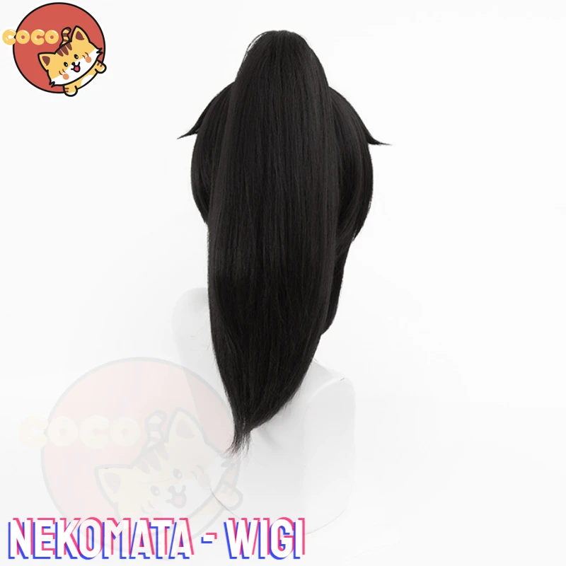 Game ZZZ Nekomata Cosplay Wig Game Zenless Zone Zero Nekomata Cosplay Wig Black Long Wig CoCos