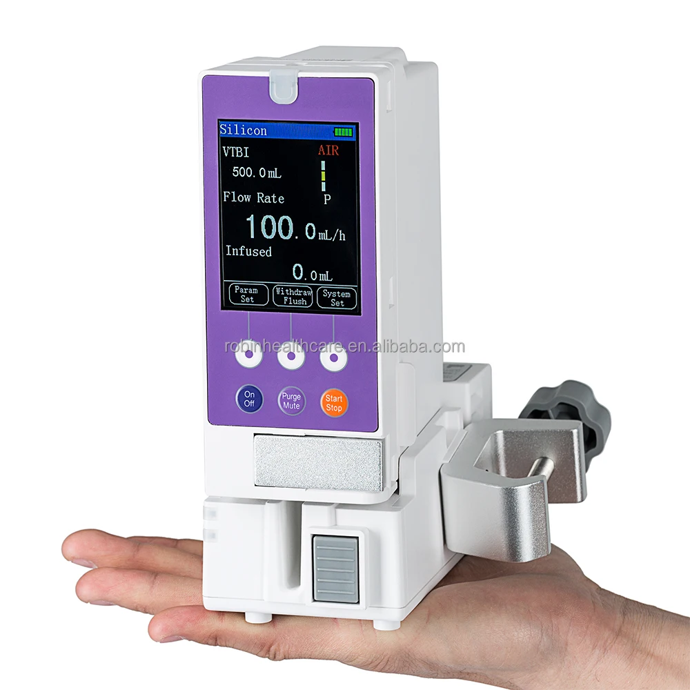 Electric Clinic Nutrition Feeding Pump with Enteral Syr-inge Infus-ion Made of Metal and Plastic for Patient Use