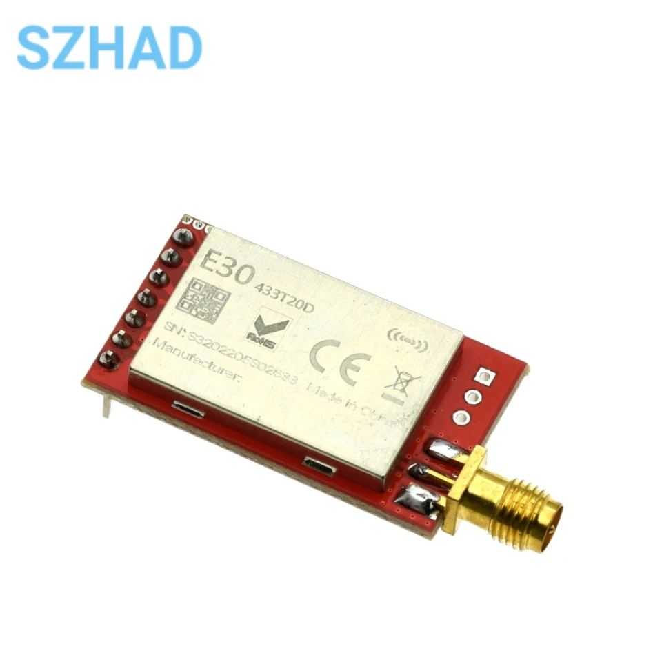 SI4463 Wireless Serial Port Transceiver Module 433MHz Low Power Narrowband Air Wake Transceiver Integrated