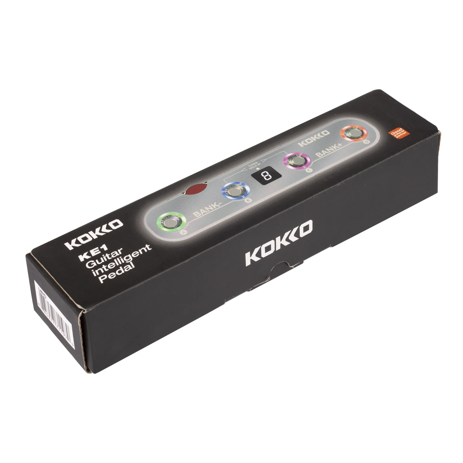 KOKKO KE1 دواسة معالج الجيتار متعددة التأثيرات 36 إعدادات مسبقة 6 وحدات تأثير ضغط الحد من الضوضاء دفعة تعديل تأخير