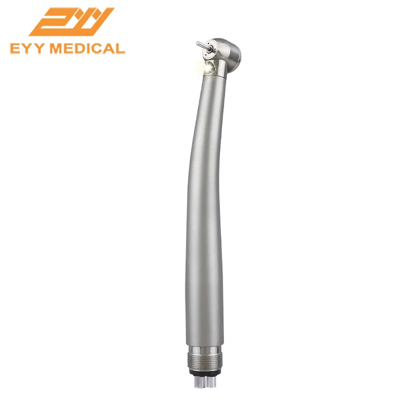 Dental High Speed Handpiece LED E-generator Ceramic Bearing Standard Head 2/4 Holes Push Button Dental Turbine Tip Dentistry