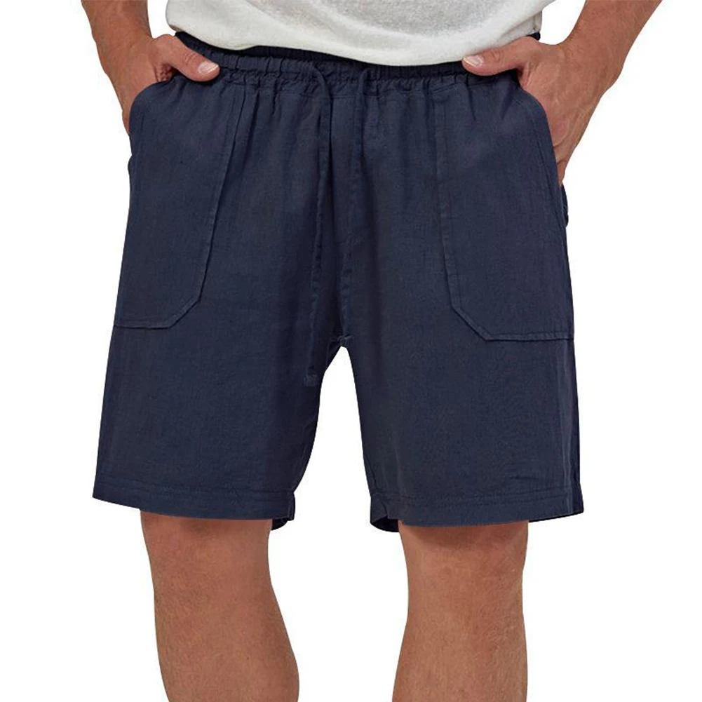 

Vacation Daily Holiday Shorts Cropped Pants Casual Cotton Linen Drawstring High Waist Letter Print Solid Color