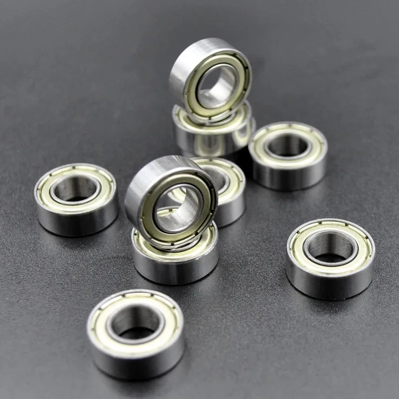 

10 шт. шарикоподшипников 687ZZ 7x14x5 мм, миниатюрные подшипники с глубоким пазом для скейтбордов, самокатов, 3D-принтеров