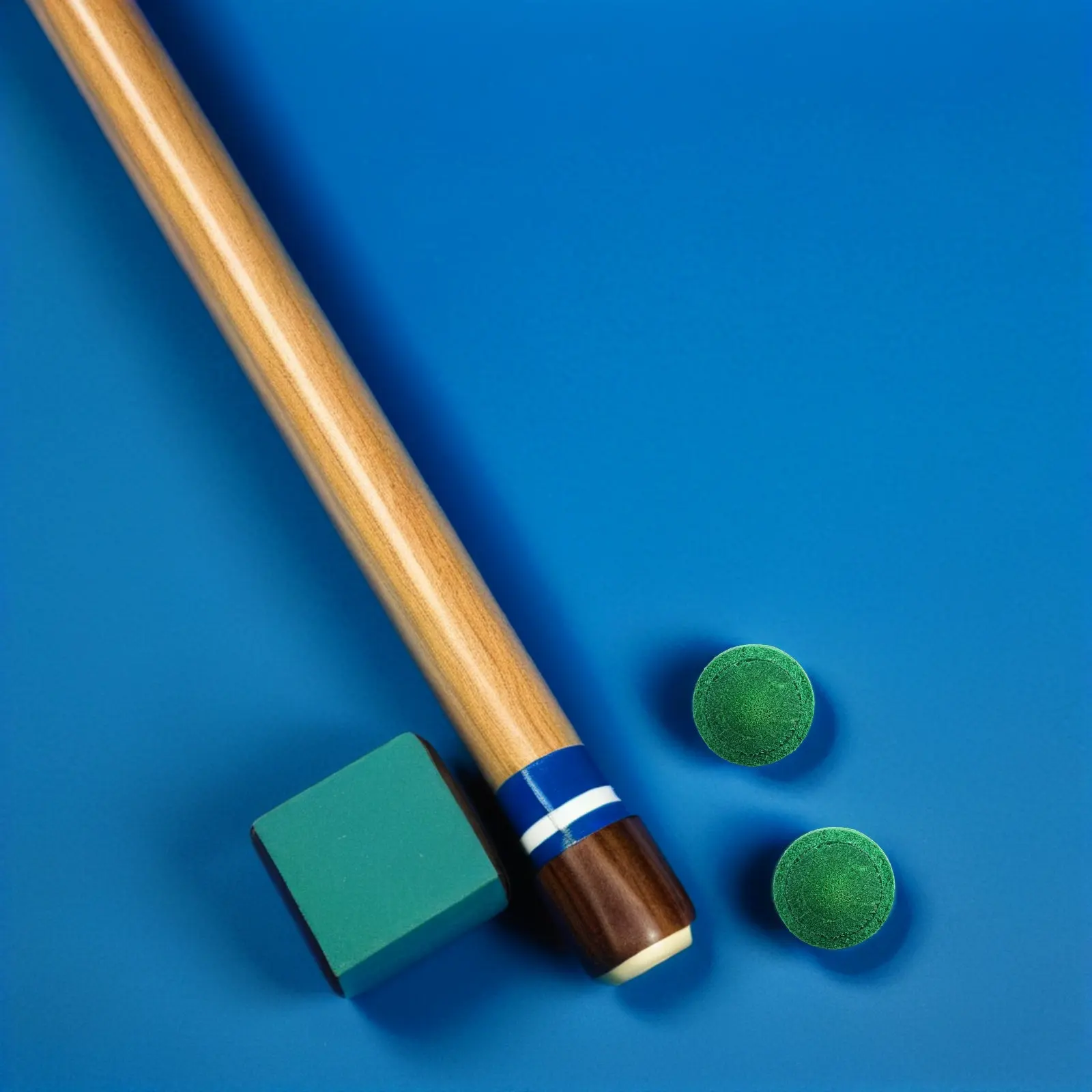 2Pcs Billiard Pool Cue Tips Layered Green High Wear Resistance Replacement Poolstick Tips Enhance Control Precision Snooker Kit