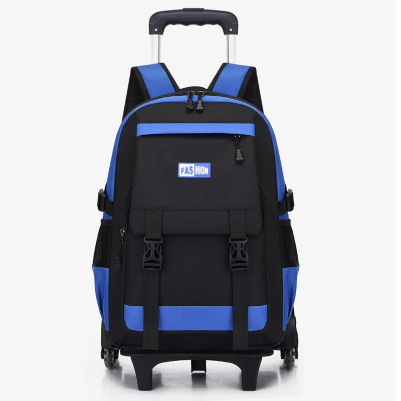 New Rolling Backpack Large Trolley Schoolbag Wheeled Back Pack Laptop Book Bag with Wheels for Boys Roller Mochilas Para Mujer