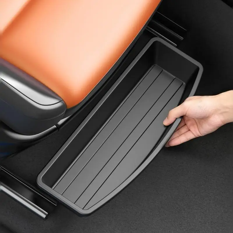Universelle Aufbewahrungsbox für Autovordersitze, Rutschfeste Schublade unter dem Sitz, Organizer für Autozubehör – Detail 6
