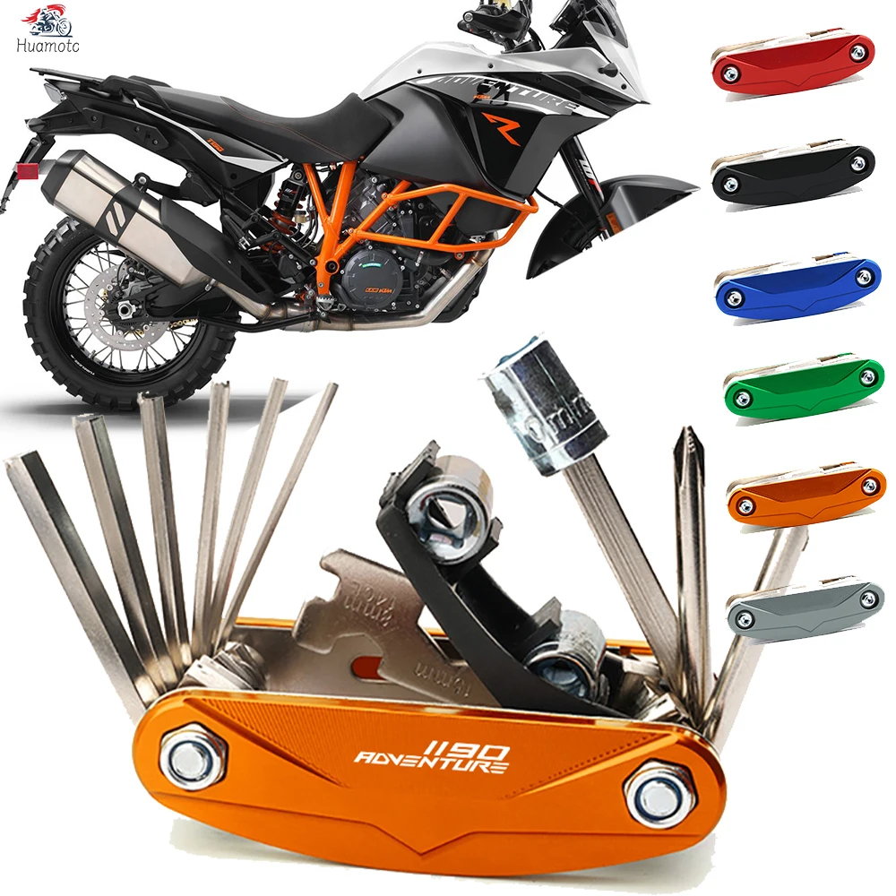 

Многофункциональный инструмент для KTM 1190 Adventure 1190 ADV аксессуары для мотоциклов концевой инструмент Набор отверток для ремонта