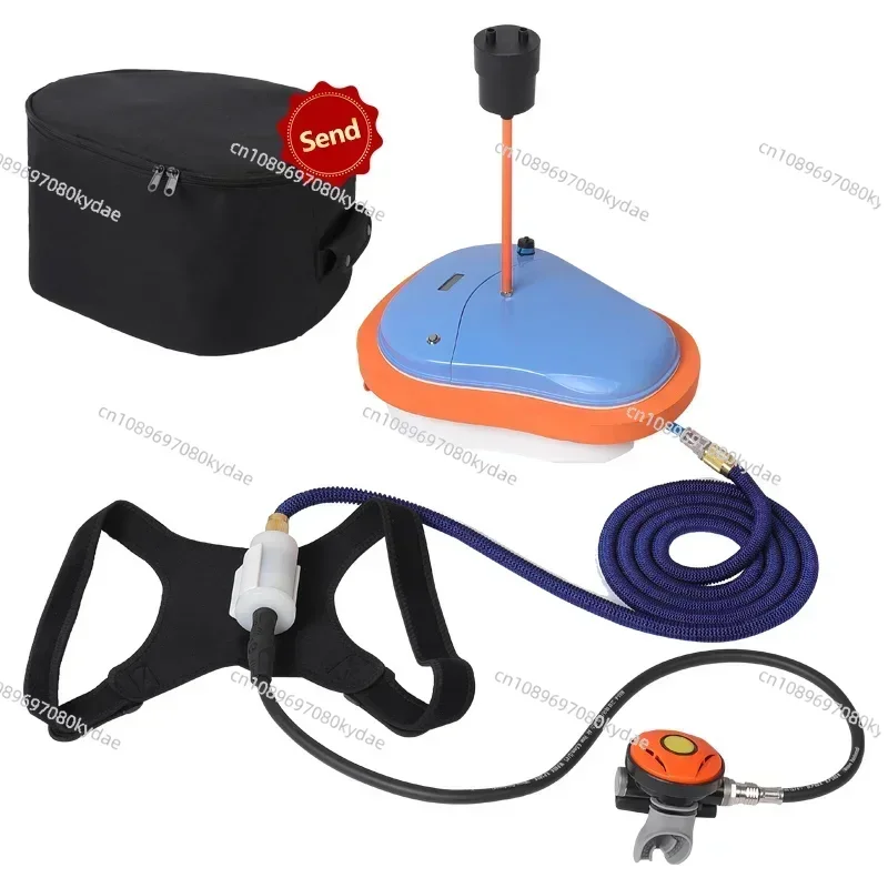 

Diving Ventilator Portable Underwater Scuba 50 Mins Deep Float Device Support Replace Battery