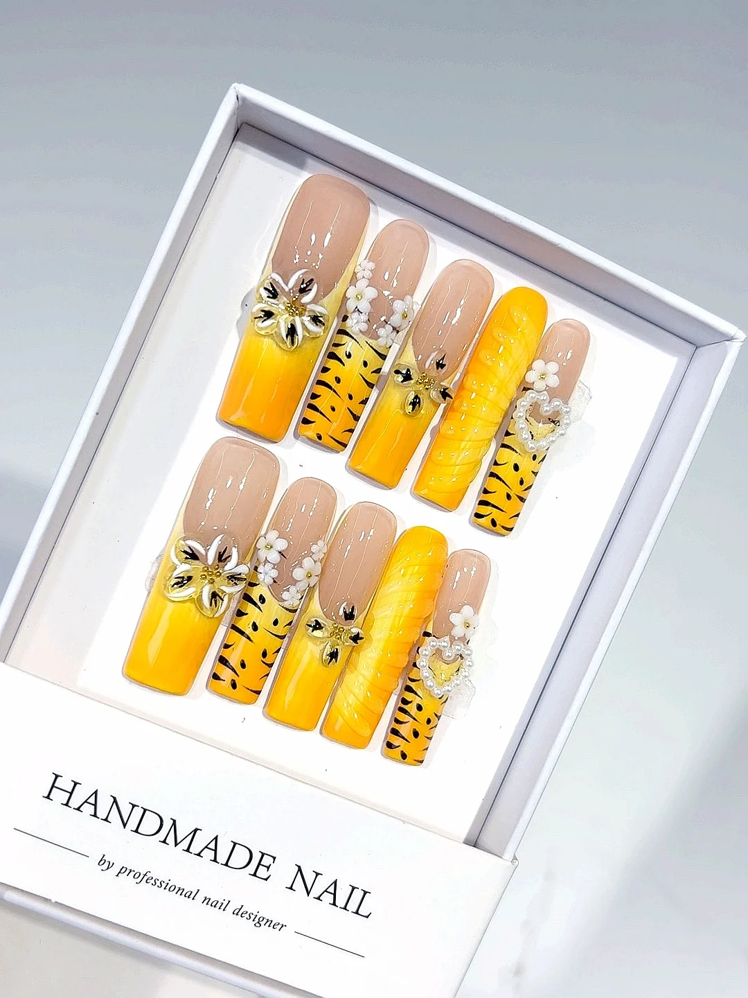 

Трехмерный цветок с градиентом 4 см, простой художественный модный дизайн ногтей (Jsb10)