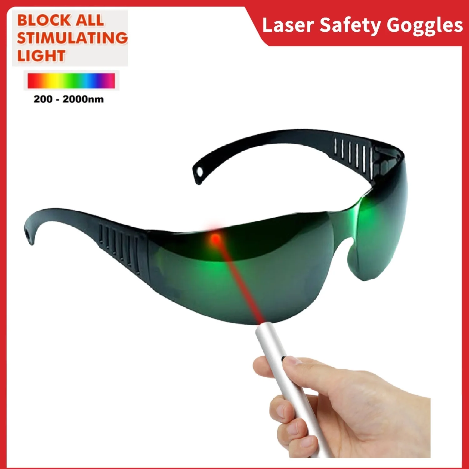 Protective Laser Glasses Safety Lenses Goggles 532 755 1064nm Nd Yag IPL Fpv IR Dental Epilation Radiation Laser Hair Removal