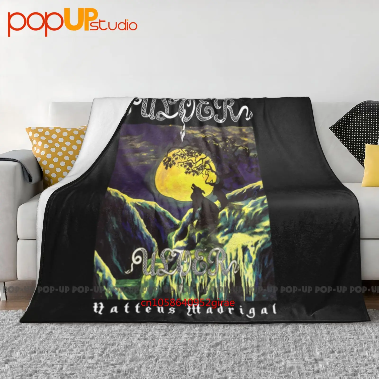 Ulver Norwegian Nattens Madrigal Ultra-Soft Blanket Quilt Winter Sofa Cover Bed Covers