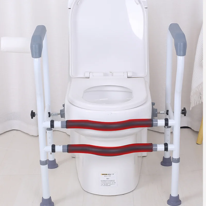 Toilet Handrail Railing Elderly Toilet Frame Bathroom Support Commode Chair Disability Equipment