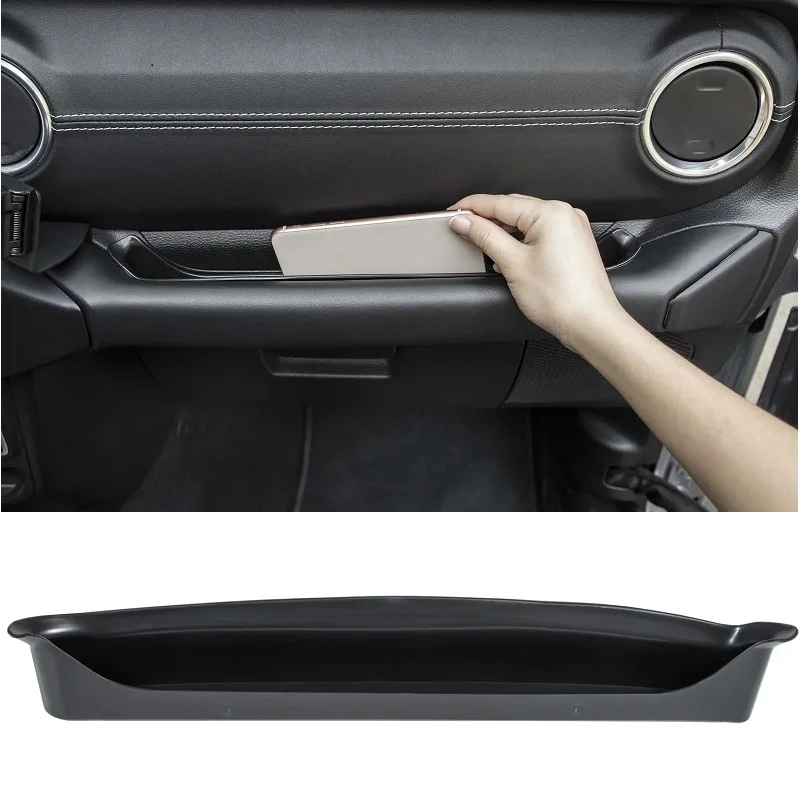 

For 2018-2022 Jeep Wrangler JL JLU Jeep Gladiator JT Passenger Storage Tray Organizer Grab Handle Accessory Box Stowing Tidying