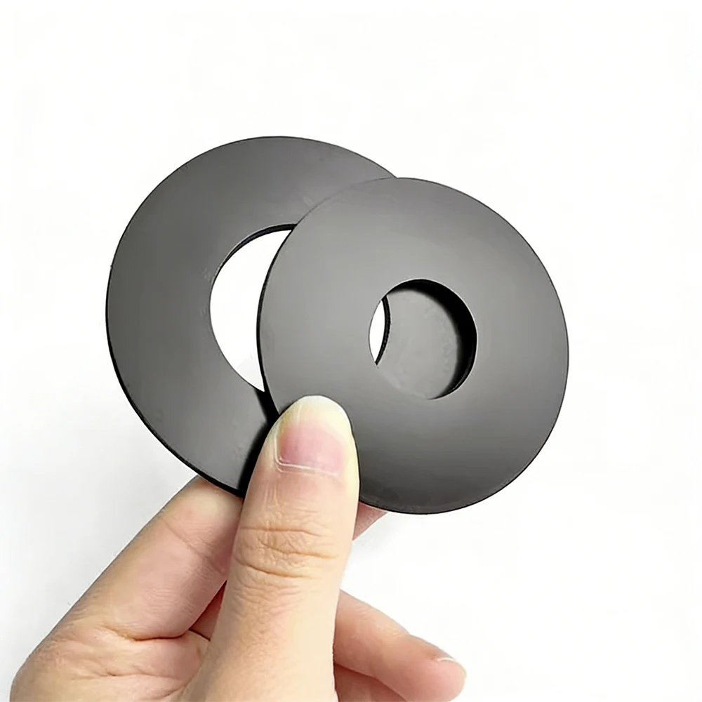 50-100Pcs Rubber Bellows Gasket ID 6-66mmOil Resistant Pressure Gauge Sealing Ring Pipe Quick Connector Flat Gasket Thick 2/3mm