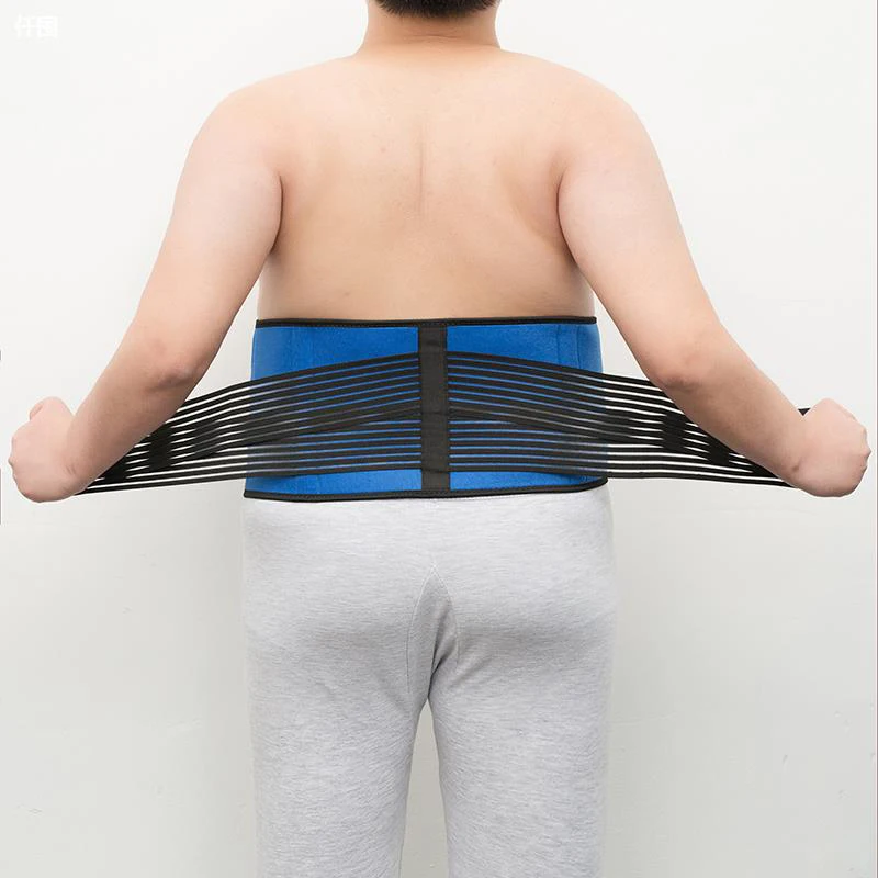 6XL Medical Bone Lumbar Support Back Brace Posture Corrector Waist Trimmer Belt Protector Weight Loss Injury Muscle Compression