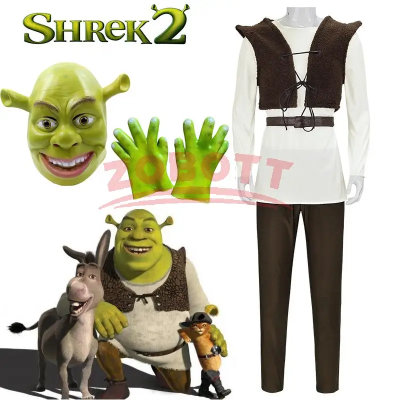 

Monster Shrek cosplay Shrek movie and television cosplay Halloween cosplay costume stage performance costume complete set