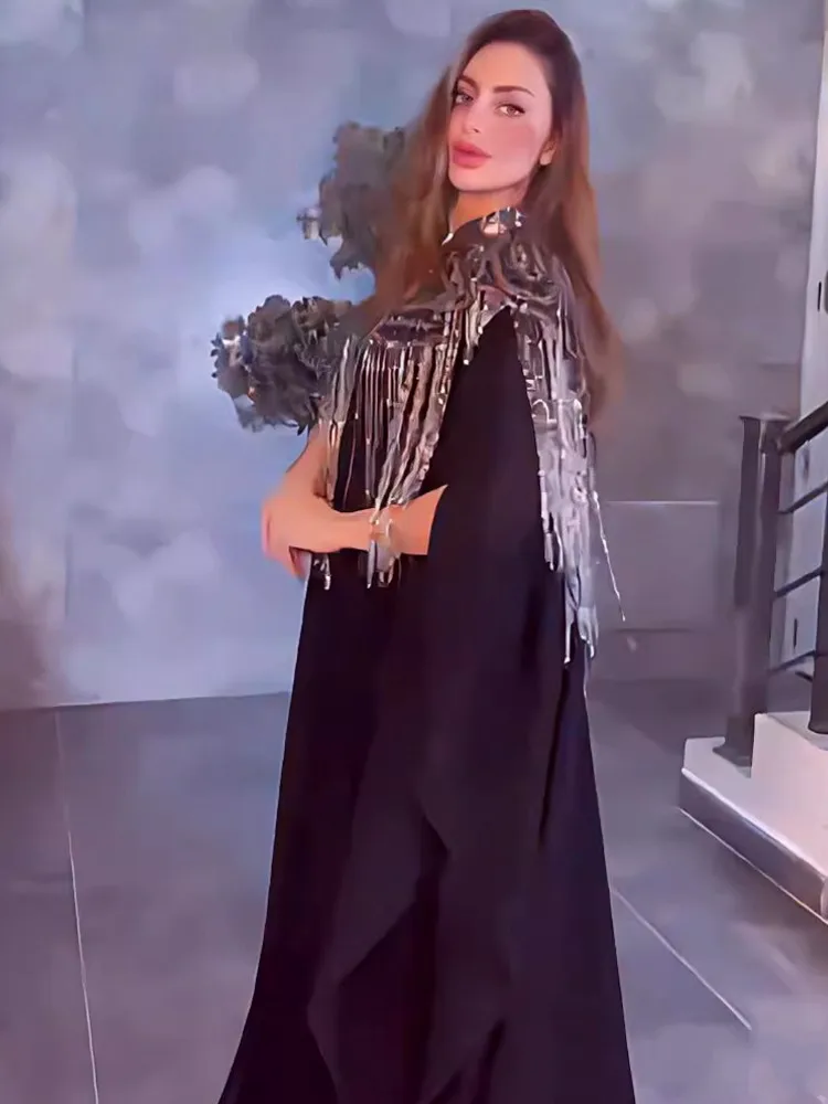 Evening Dress Women Dashiki Diamond African Clothes Robe Marocaine Luxury Dubai Kaftan Abaya Muslim Dress Vetement Plus Size