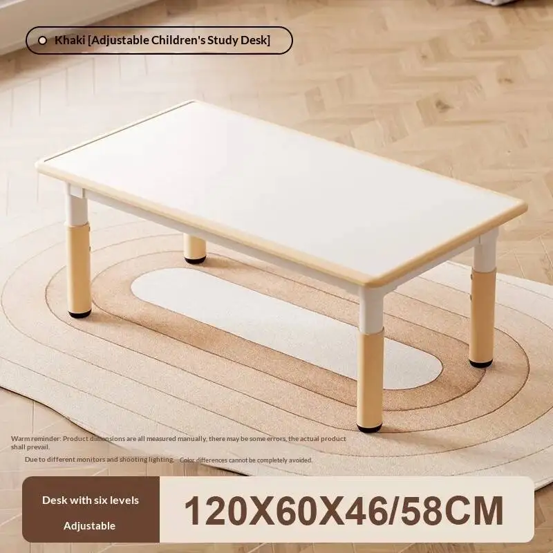 Study Children Desk Kids Adjustable Height Wooden Study Desk Montessori Art Activity Table Classroom Home Kids Table Chair Set