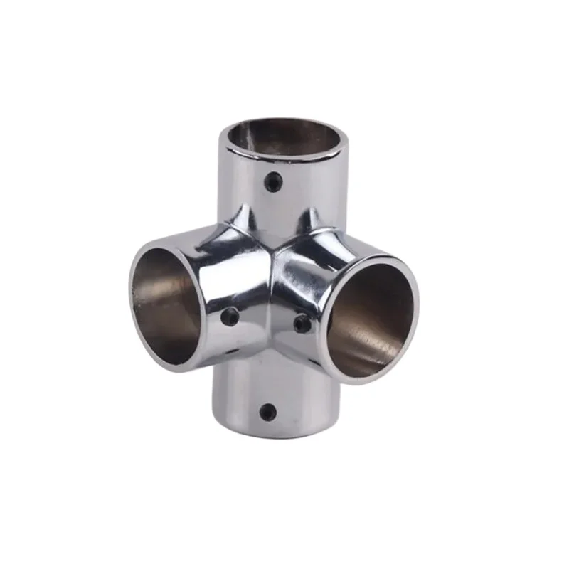 4PCS 25MM Pipe elbow Connector shelves Accessories Tube assembly zinc alloy PIPE connector