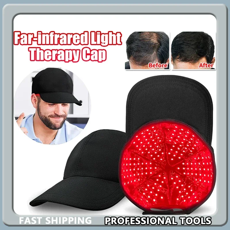 

Red Light Therapy Device Hat near Infrared 180LED Hair Growth Cap Scalp Treatment Helmet Relaxation Relief forHeadLossPrevention