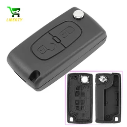 Liberty 2/3 BTN funda plegable para llave de coche para Peugeot 207 307 3008 5008 807 Expert Partner Citroen C3 Picasso c-crosser C4 C8