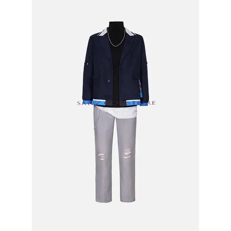 

NewAnime PSCSF Cosplay Aoyagi Toya Cosplay Costume Toya BAD SQUAD Coat Uniform Wig Set Halloween Party Outfits for MEN2025