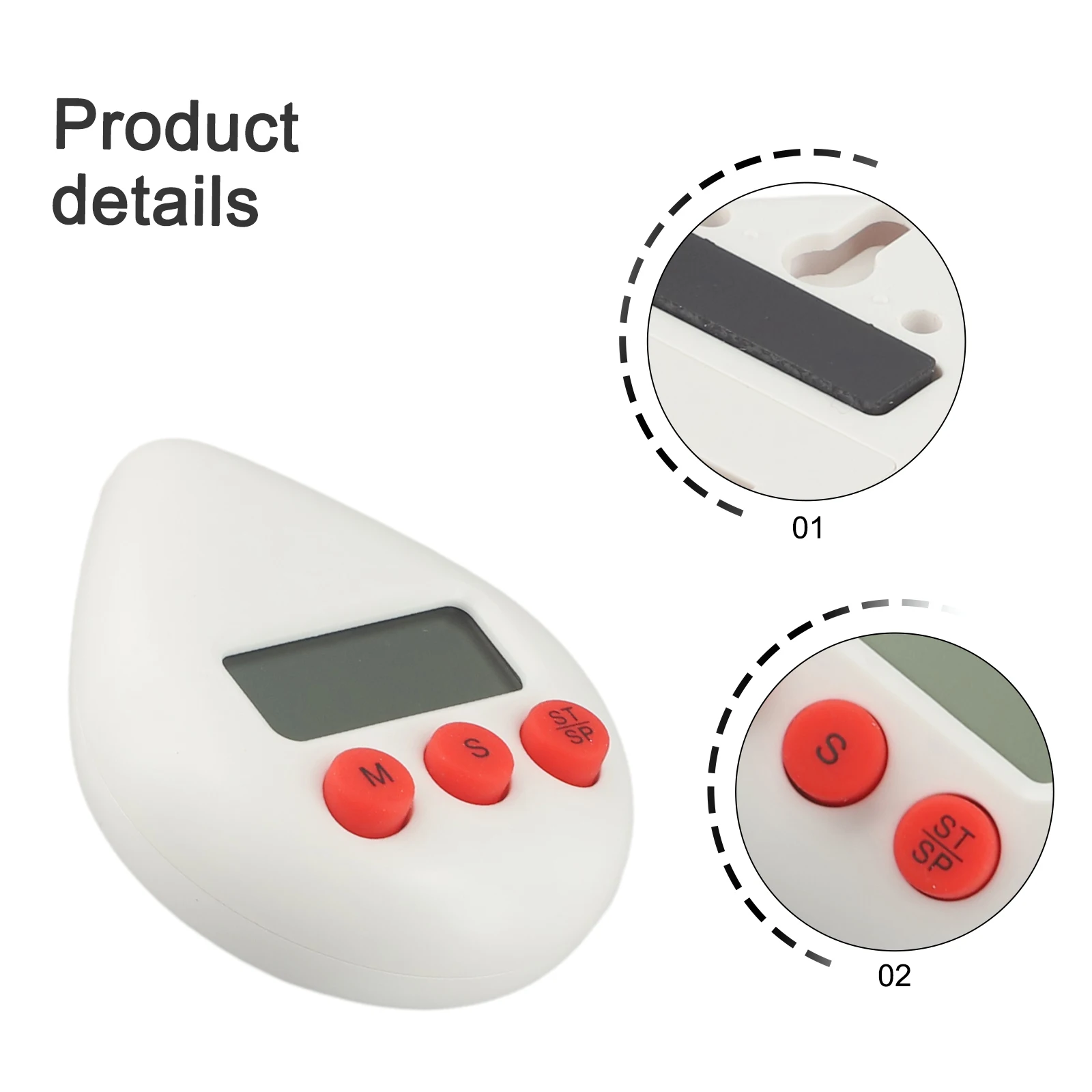 Countdown Timer Shower Timer Bathroom Home Digital Shower Timer Save Hot Water With Alarm & Suction Cup Brand New