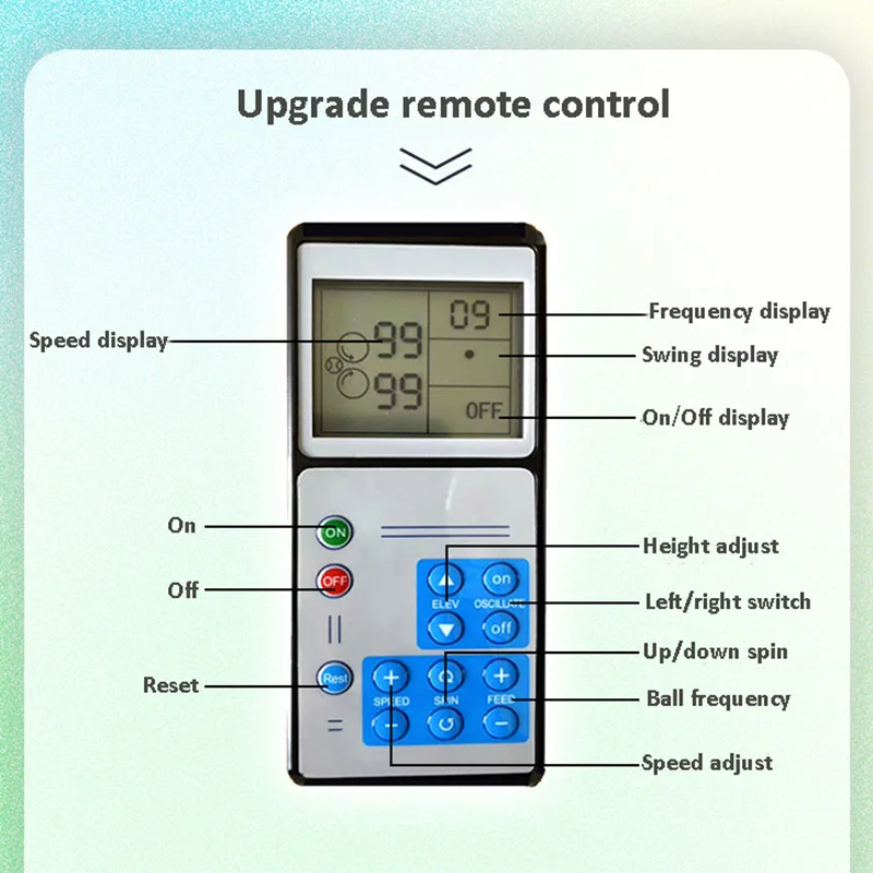 Pickleball Ball Serving Machine Intelligent Left Right Swing Serve Mobile App and Remote Control Beginner Advanced Training Aid