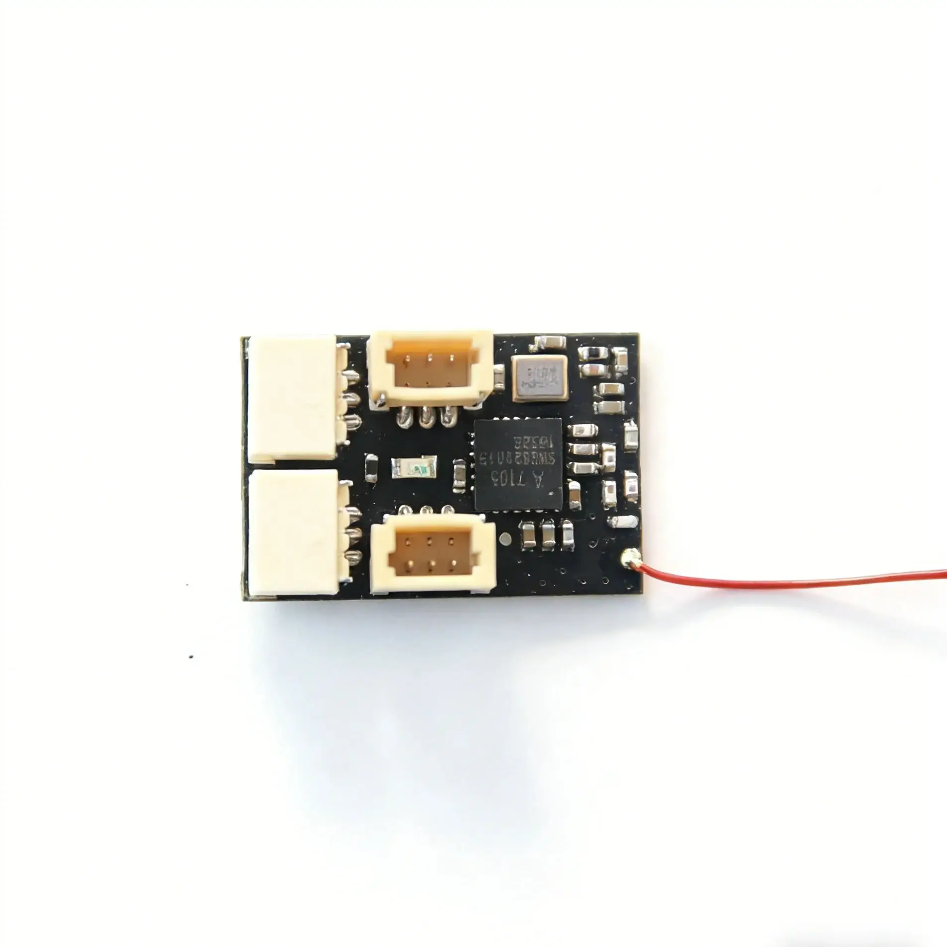 Ma-RX42-A Flysky AFHDS 2A / 3A Compatible Receiver, 0.9g Ultra-Light, Built-in 5A/1S Brushed ESC, PPM/SBUS Output for FPV Quads