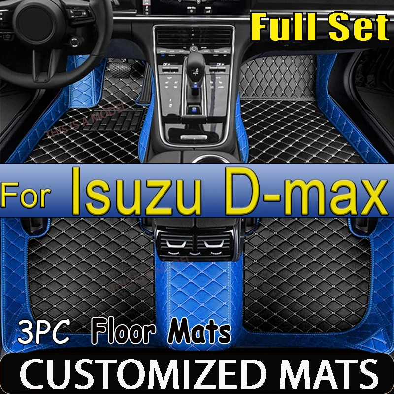 Car Floor Mats For Isuzu D-max Dmax D max 2022 2021 Carpets Foot Pads Custom Auto Accessories Interior Pedals Rugs Waterproof