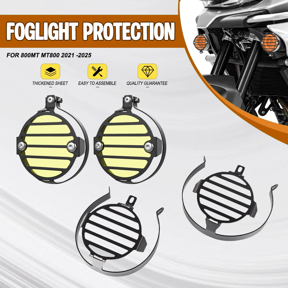 

Motorcycle LED Fog Lamp Light Cover Guard Grille Protector For CFMOTO CF MOTO 800MT MT800 2021 2022 2023 2024 2025