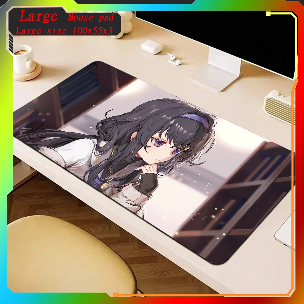 Azur Lane Kozeki Ui alfombrilla de ratón de ordenador, alfombrilla de escritorio japonesa, accesorios de oficina, teclado de gabinete de Pc, alfombrilla de juego Xxl, alfombrilla de ratón grande