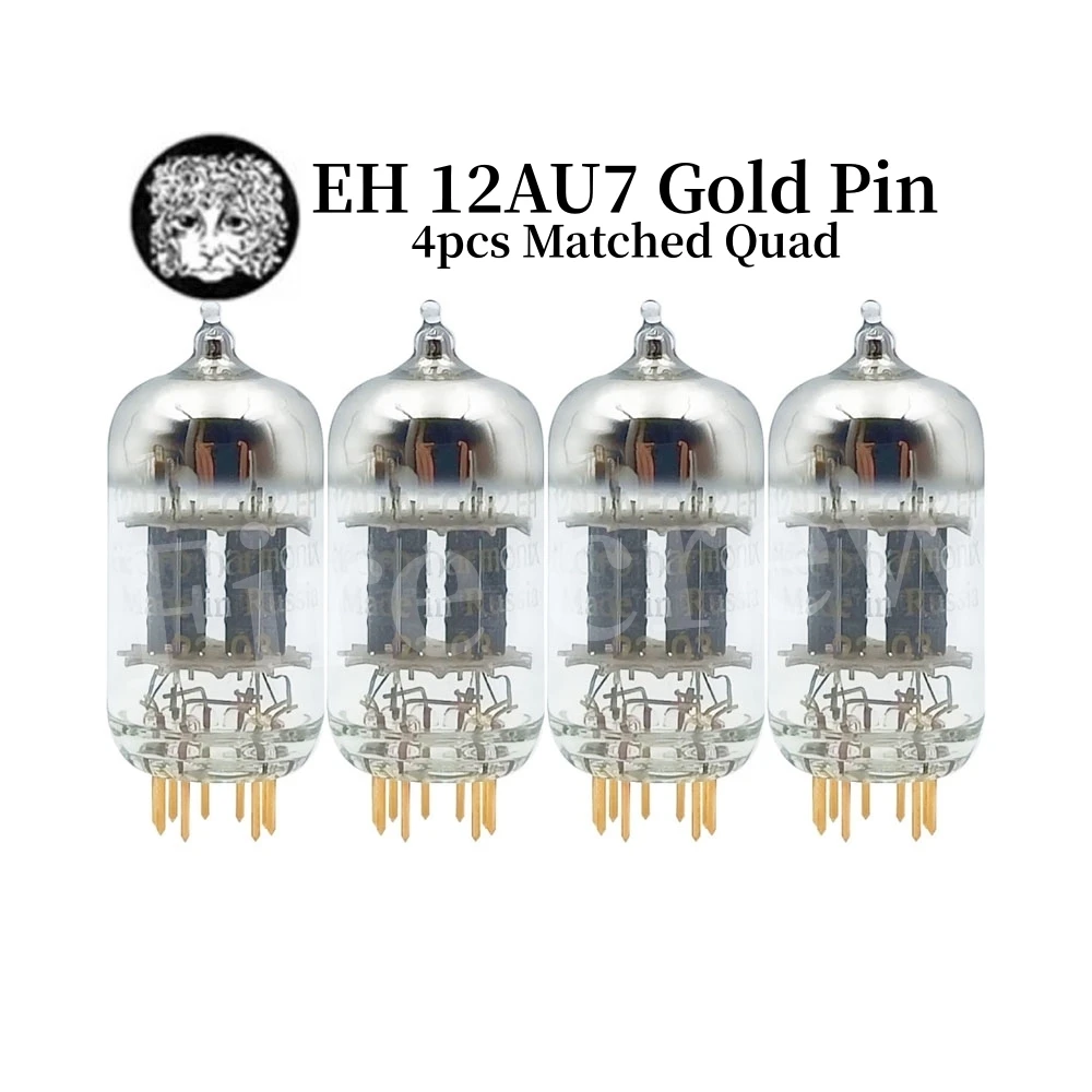 طاقم النار EH الذهب دبوس 12AU7 ECC82 فراغ أنبوب استبدال ECC802 E82CC CV4003 B749 6189 HIFI الصوت صمام الإلكترون أنبوب أمبير المتطابقة