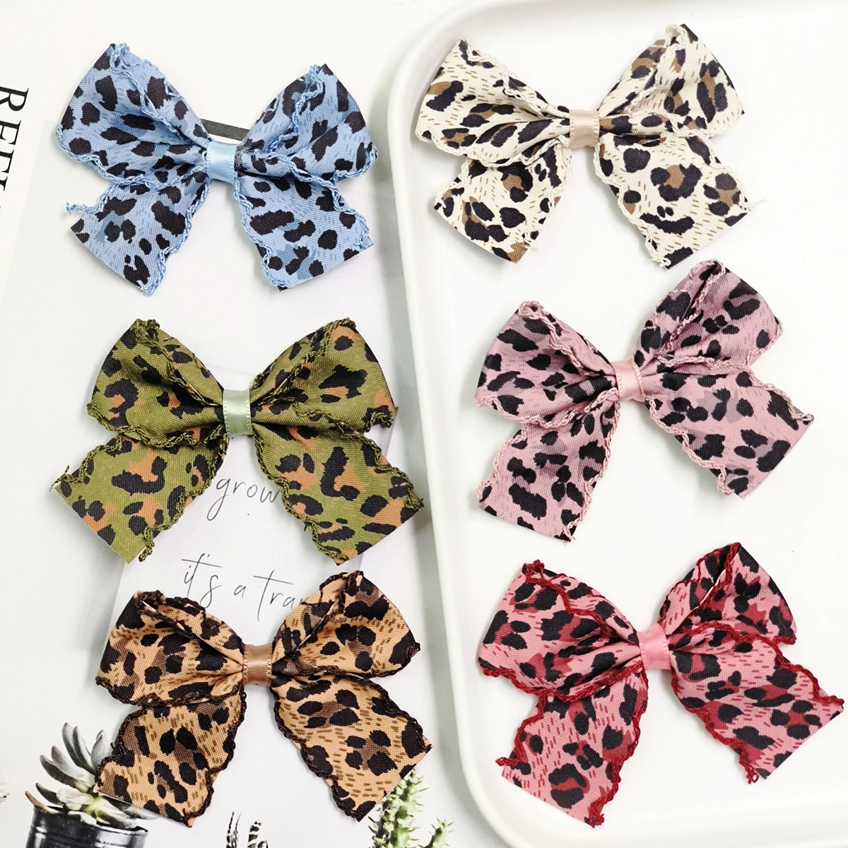 10Pcs Colorful Leopard Print B - огляд і ціна 3D Printing On Fabric