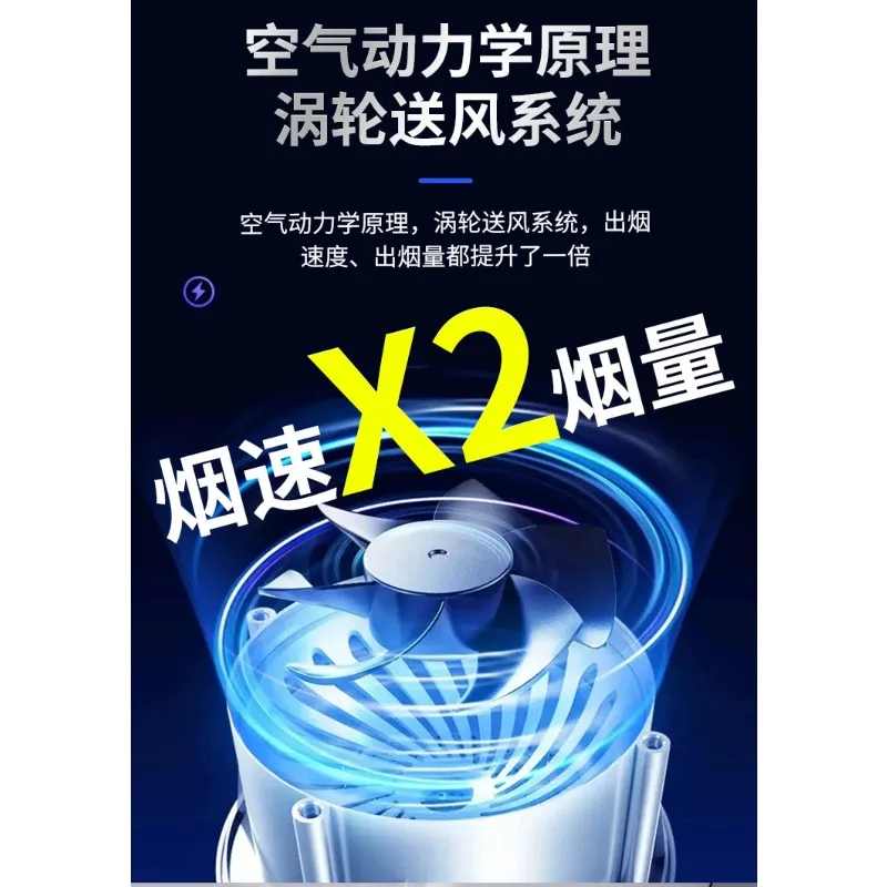 Auto Induction 2 In 1 Smoke & Heat Detector Tester Portable Fire Smoke Test Stick Fire Alarm Detector Testing Equipment