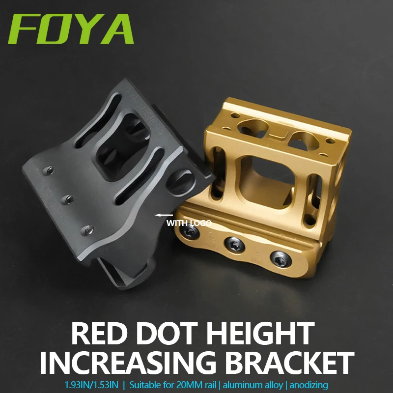 SP 1.53/1.93  Red Dot Height Mount Tactical Magnifier Heighten Optics Mount Airsoft Weapon Bracket For AR15 20MM Rail Accessory