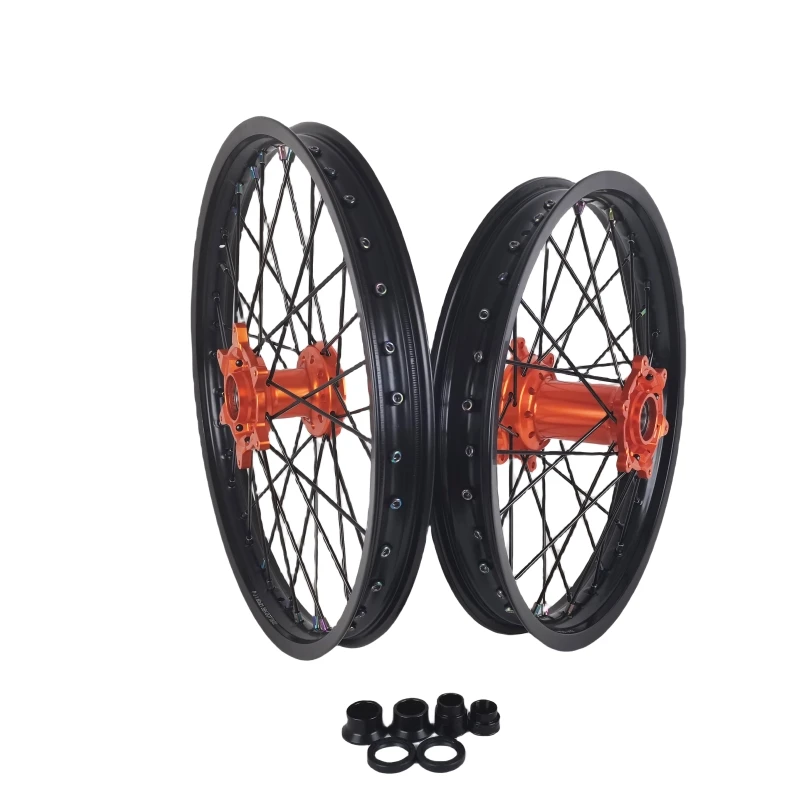 Factory Direct Fit 2021 TC/FC/FS 125-450 Wheel Set 7050-T6 Aluminum Alloy Off-Road Motorcycle Wheels
