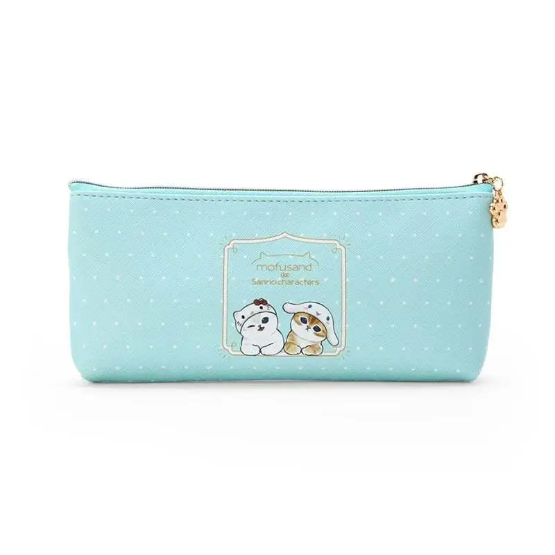 Kawaii Cute Mofusand astuccio per matite borsa per cancelleria borsa per cosmetici Pu Cortex studente regalo di compleanno di grande capacità per