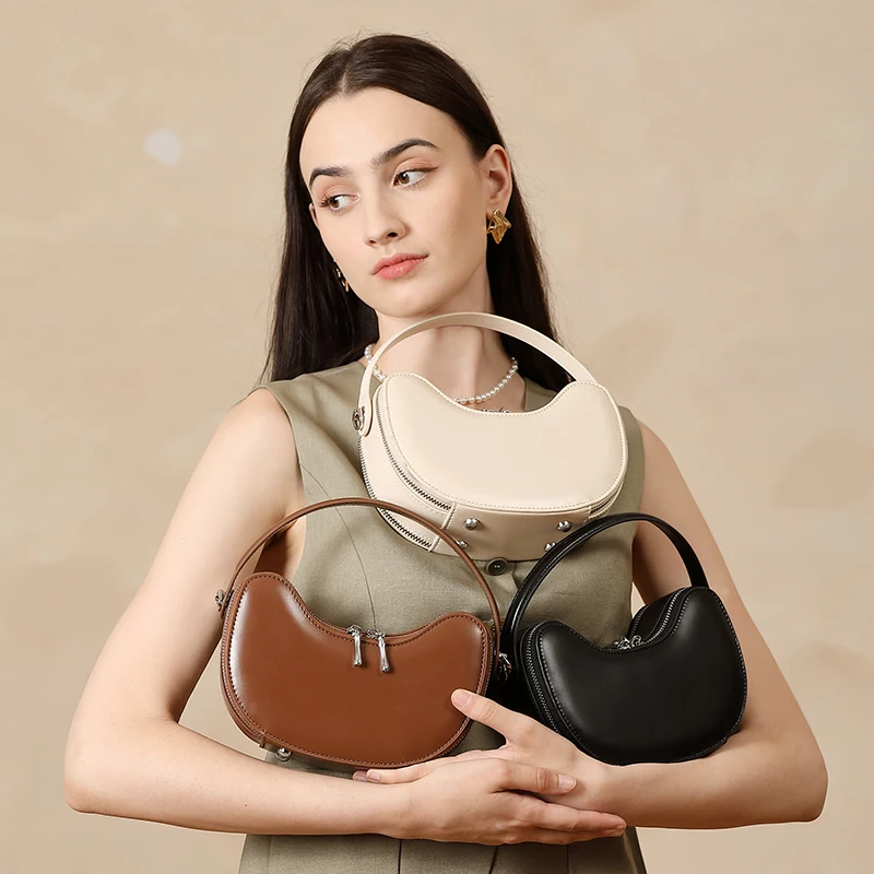 

Designer Soft Split Leather Shoulder Crossbody Bags For Women Leather Handbags High Quality Female Messenger Bag