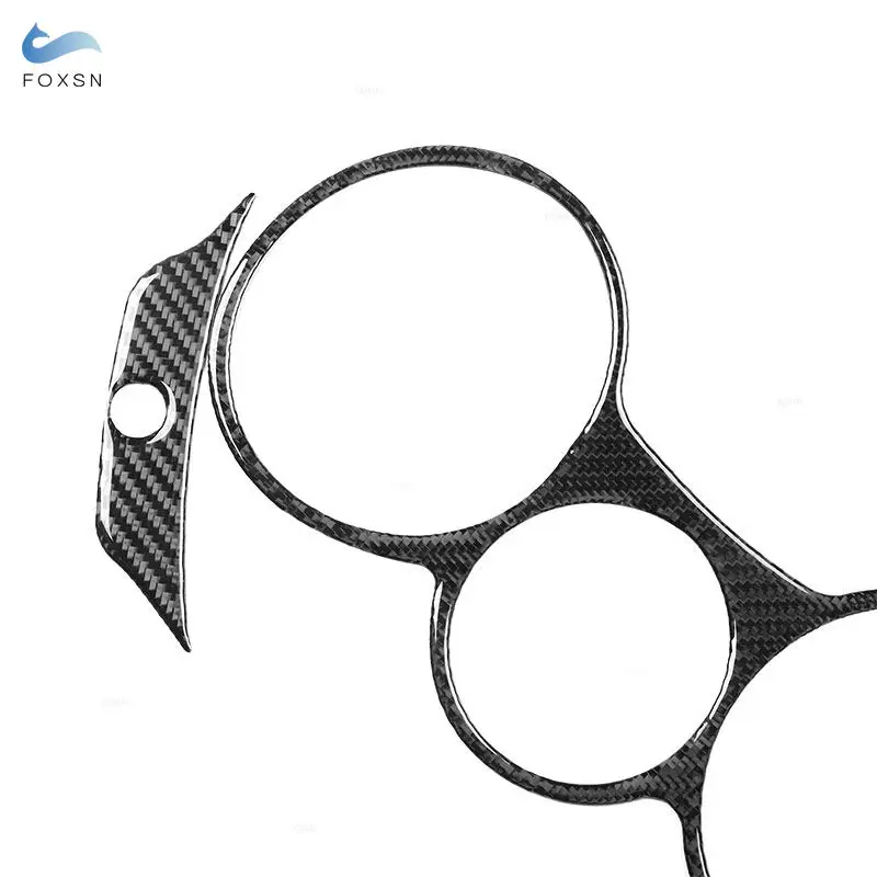 Car Speedometer Surround Stickers Trim For Seat Leon 2005 2006 2007 2008 2009 2010 2011 2012 Carbon Fiber Interior Accessories