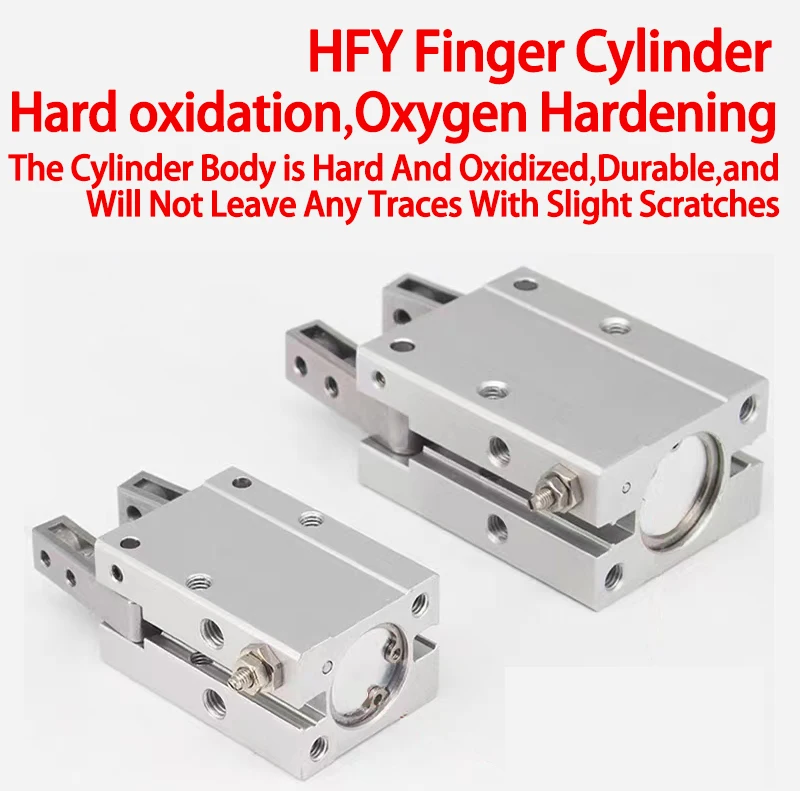 Airtac Typ 180 ° Klaue Grad eckiger Stil Greifer kleiner Pneumatikzylinder Maske Maschine Fingerzylinder HFY/HFTY 6 10 16 20 25 – Detail 3