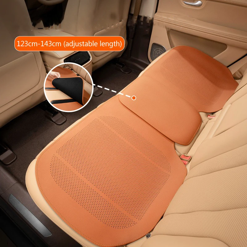 غطاء وسادة مقعد السيارة مضاد للانزلاق واقي مقعد وسادة جلدية قابلة للتنفس لمرسيدس بنز AMG A B C E S Class W204 W205 W212 W211
