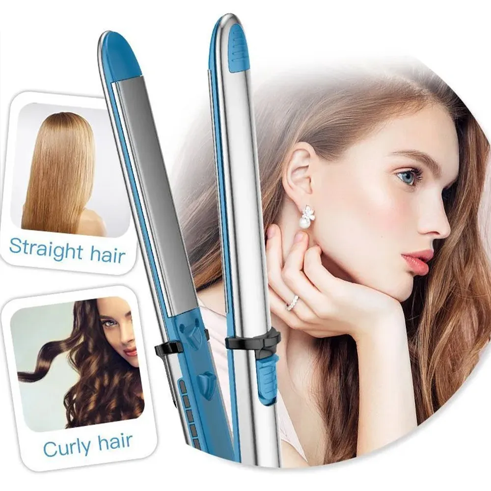 Chapinha Profissional Nano Titânio 465 ° Placas Flutuantes C Bivolt que Não Queimam o Cabelo Alisamento Instantâneo e Saudável
