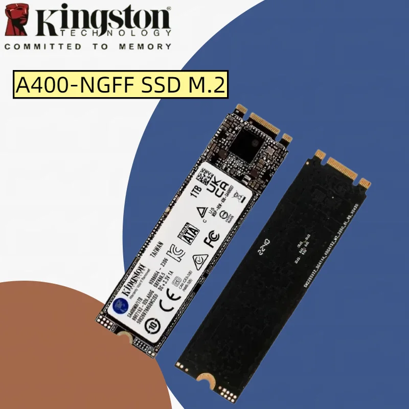Kingston A400-NGFF SSD M.2 2280 Internal Solid State Drives 480G 240G 120G2TB 1TB M.2 SSDs SATA Hard Disk for Laptop Desktop PC
