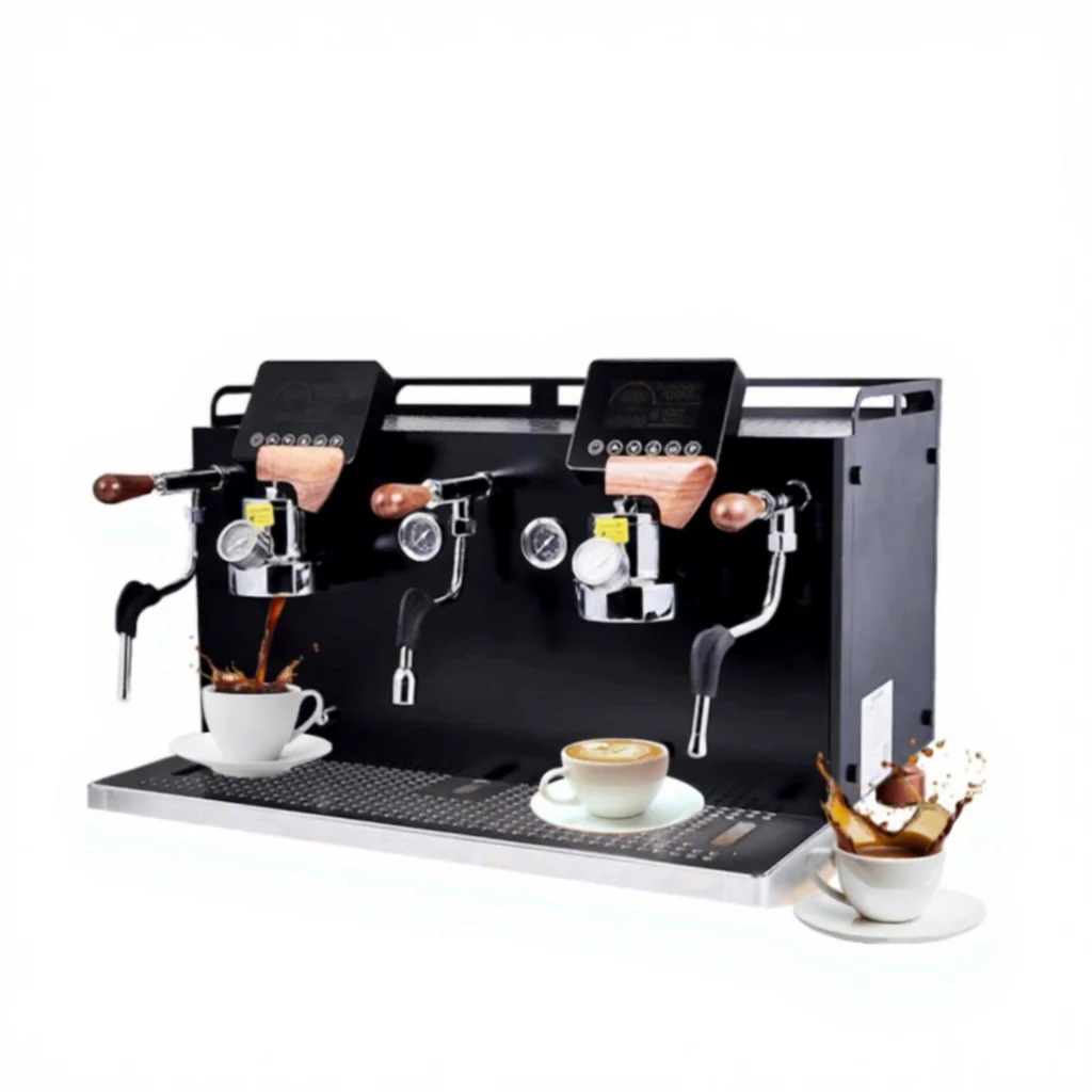 

Professional Commercial Espresso Coffee Machine 9bar Semi-Automatic Cafetiere Kaffeemaschine 2 Groups Cafetera Pump