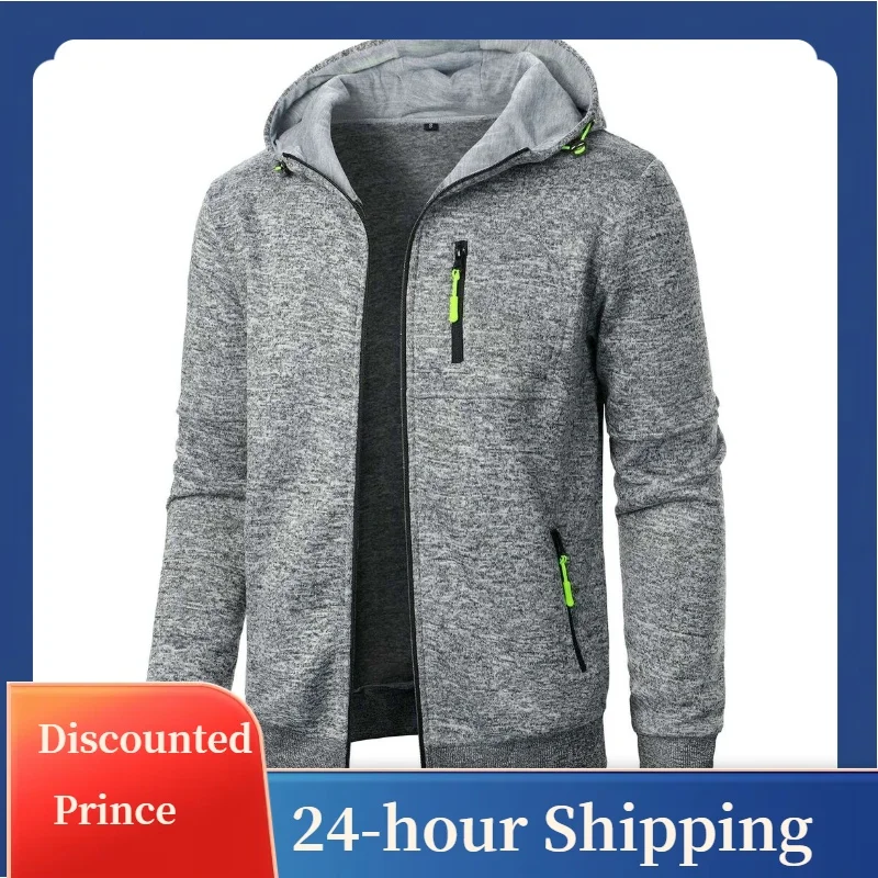 

Классическая теплая ветровка в спортивном стиле для пешего туризма, кемпинга, скалолазания, осенние и зимние модные куртки для тренировок для мужчин